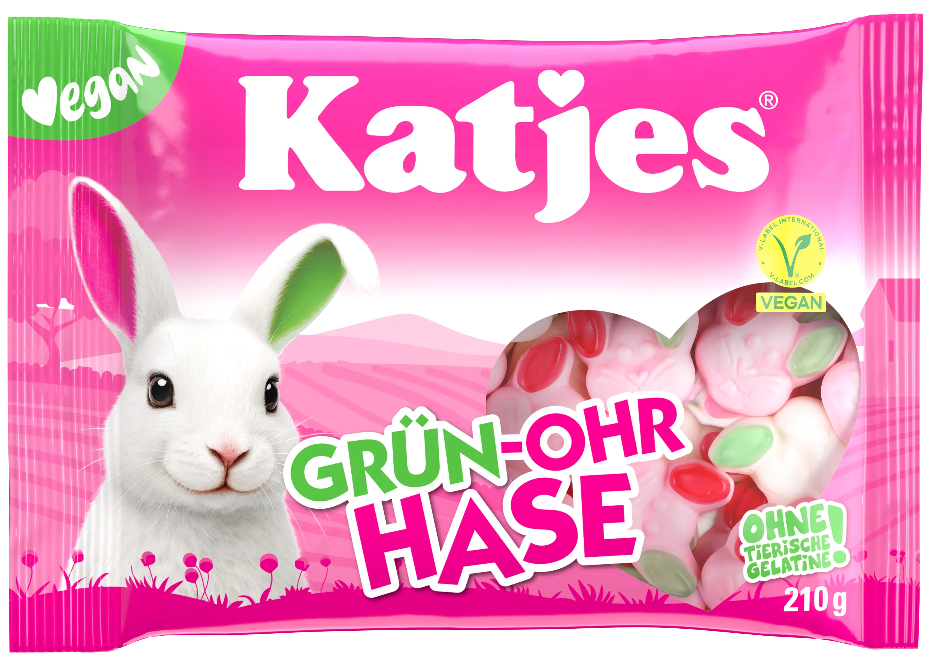 Grün-Ohr Hase 210g