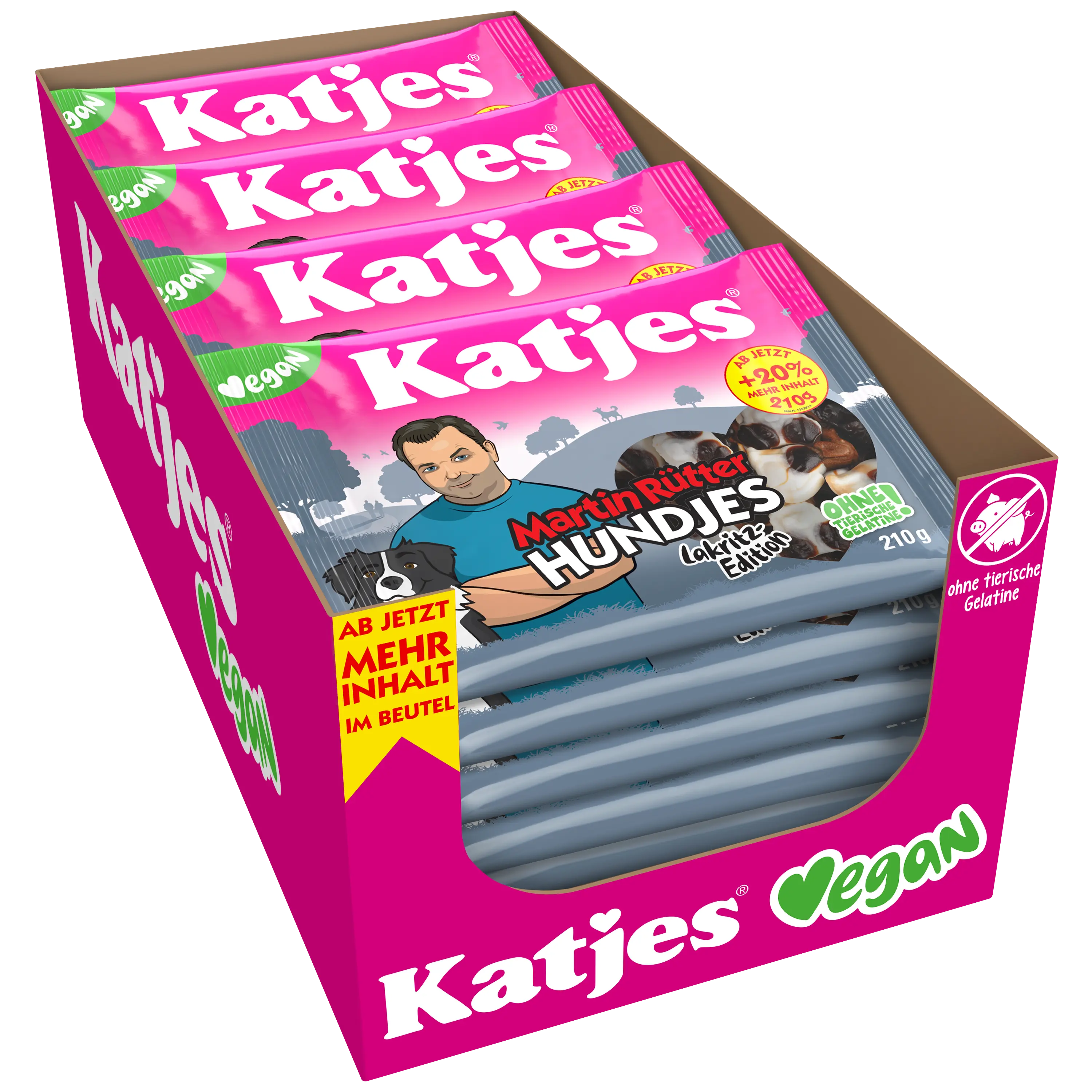 Martin Rütter Hundjes Lakritz 210g 16er Karton