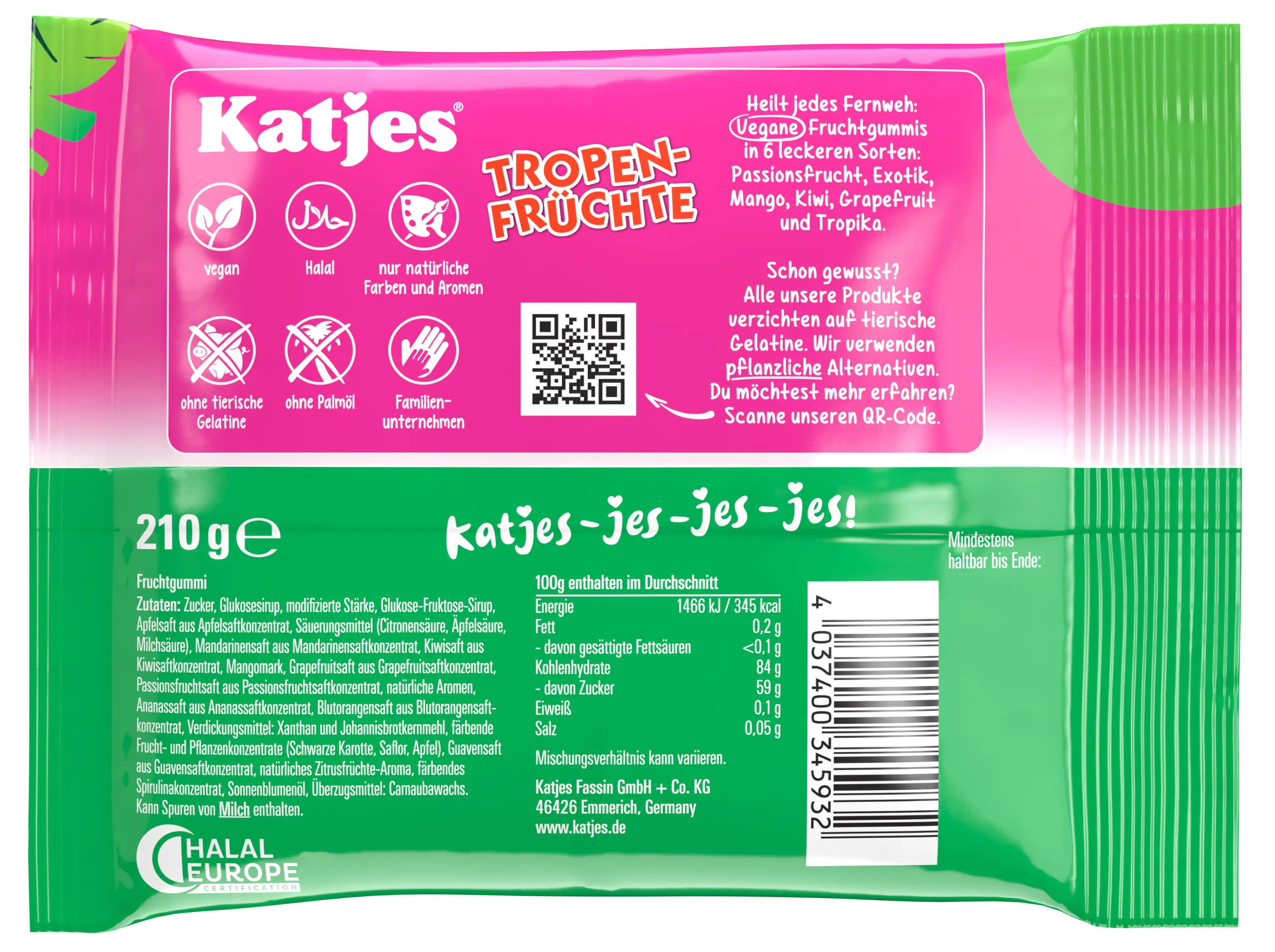 Tropen-Früchte 210g