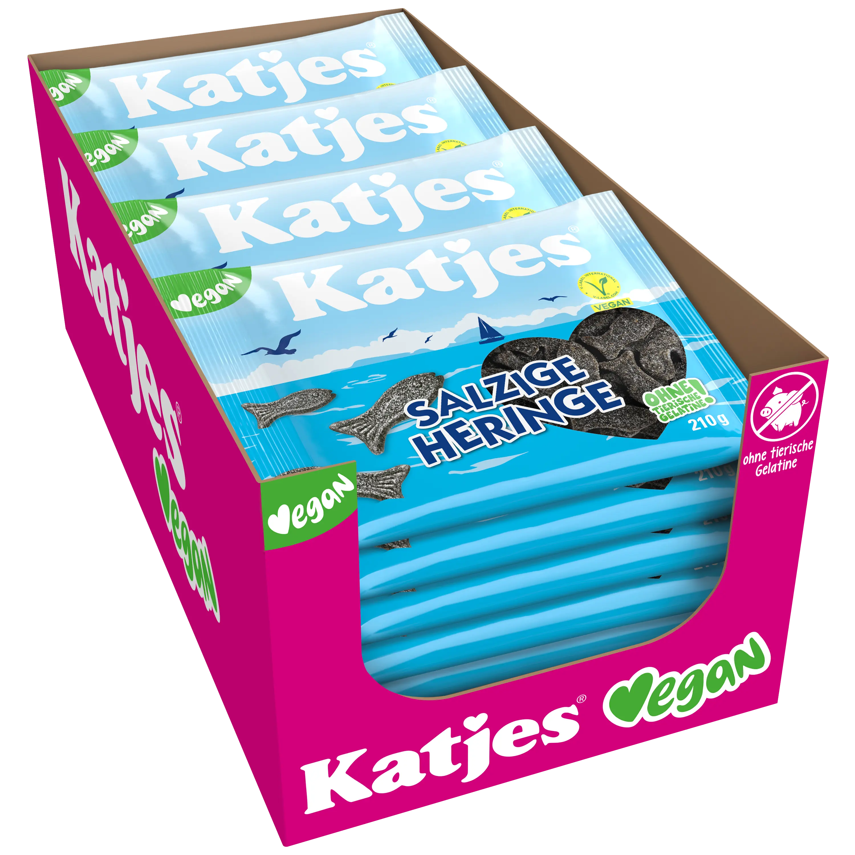 Salzige Heringe 210g 18er Karton