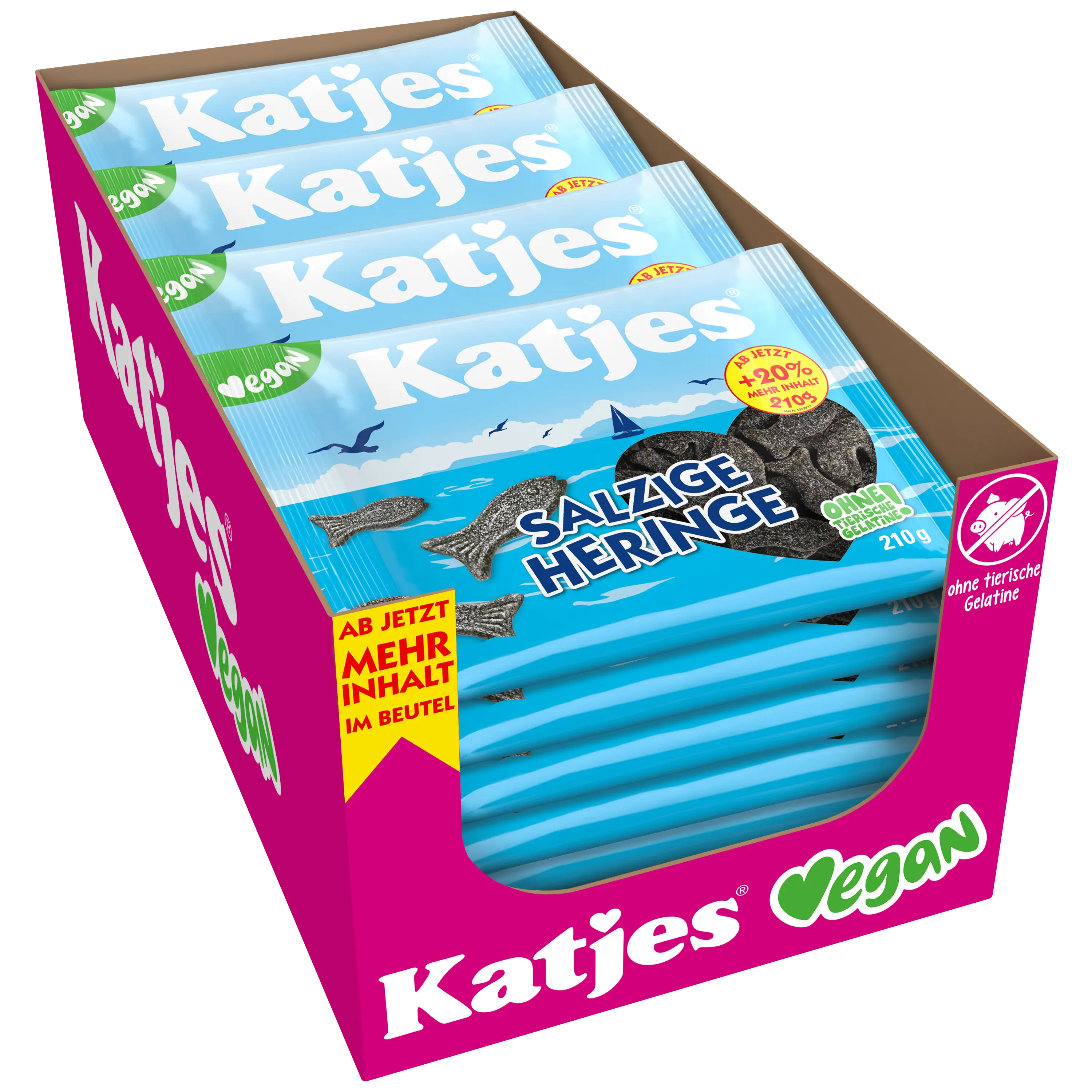 Salzige Heringe 210g 18er Karton