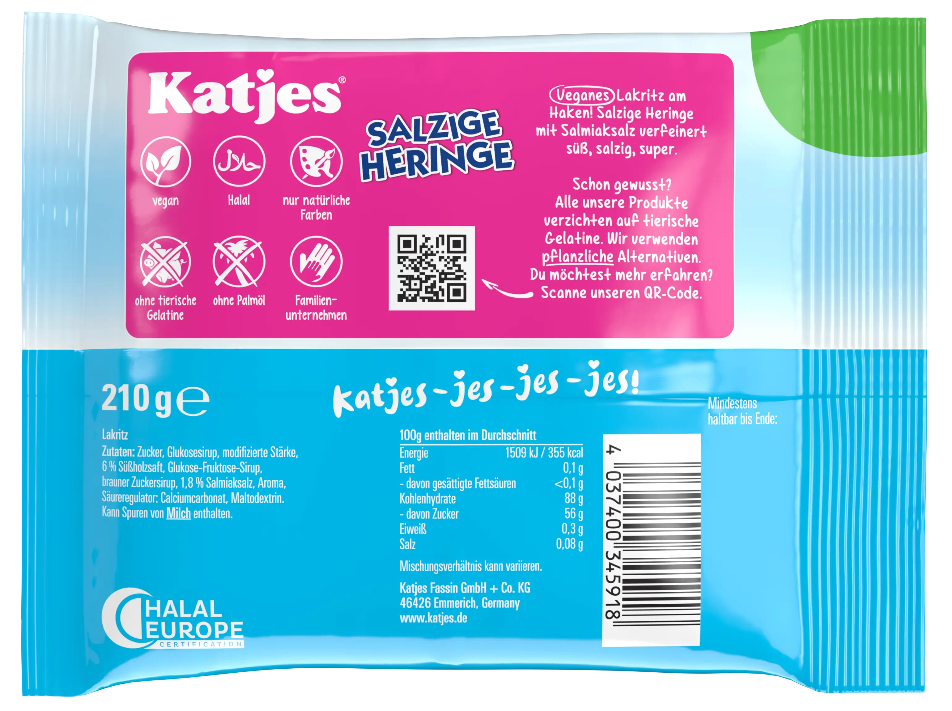 Salzige Heringe 210g