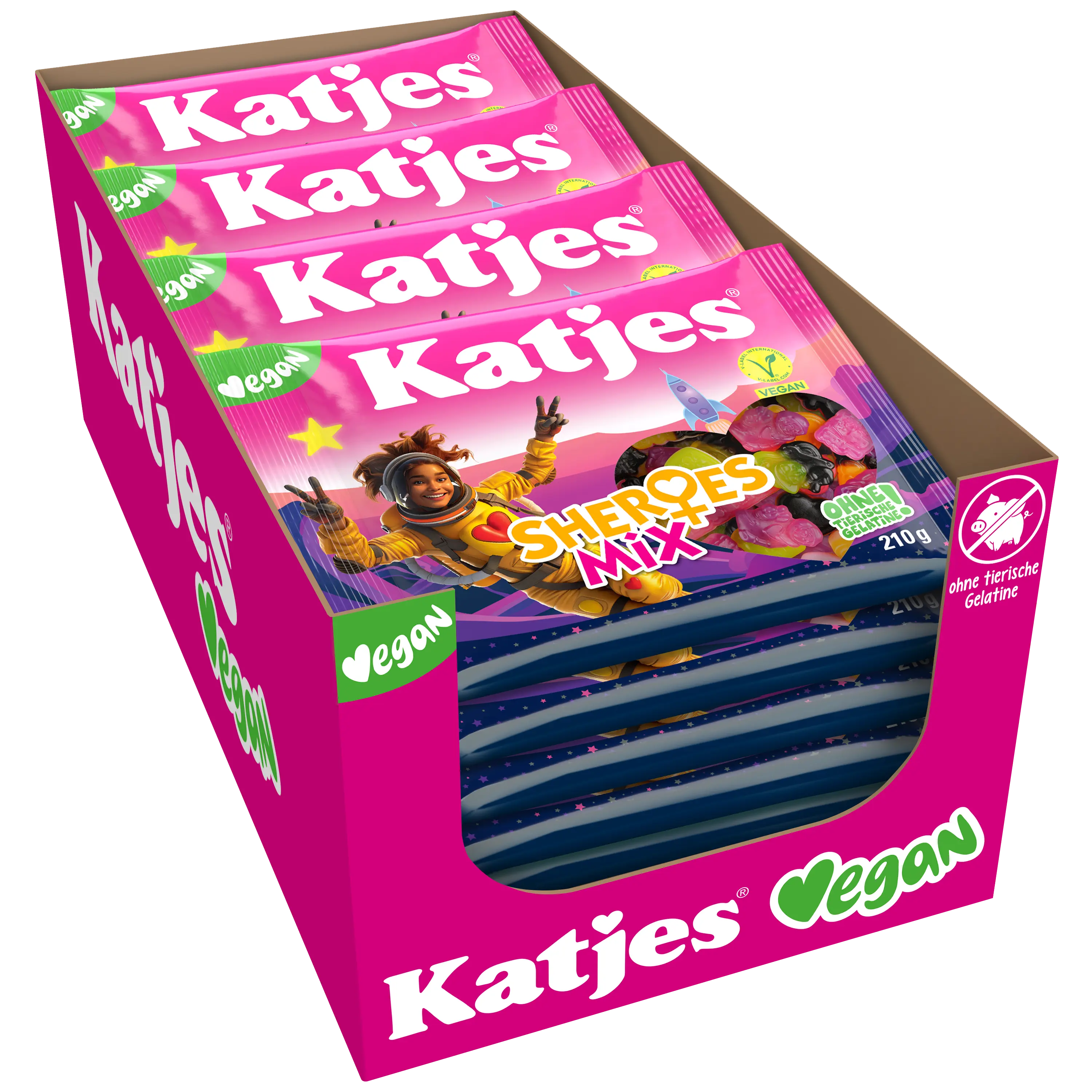 Sheroes Mix 210g 16er Karton