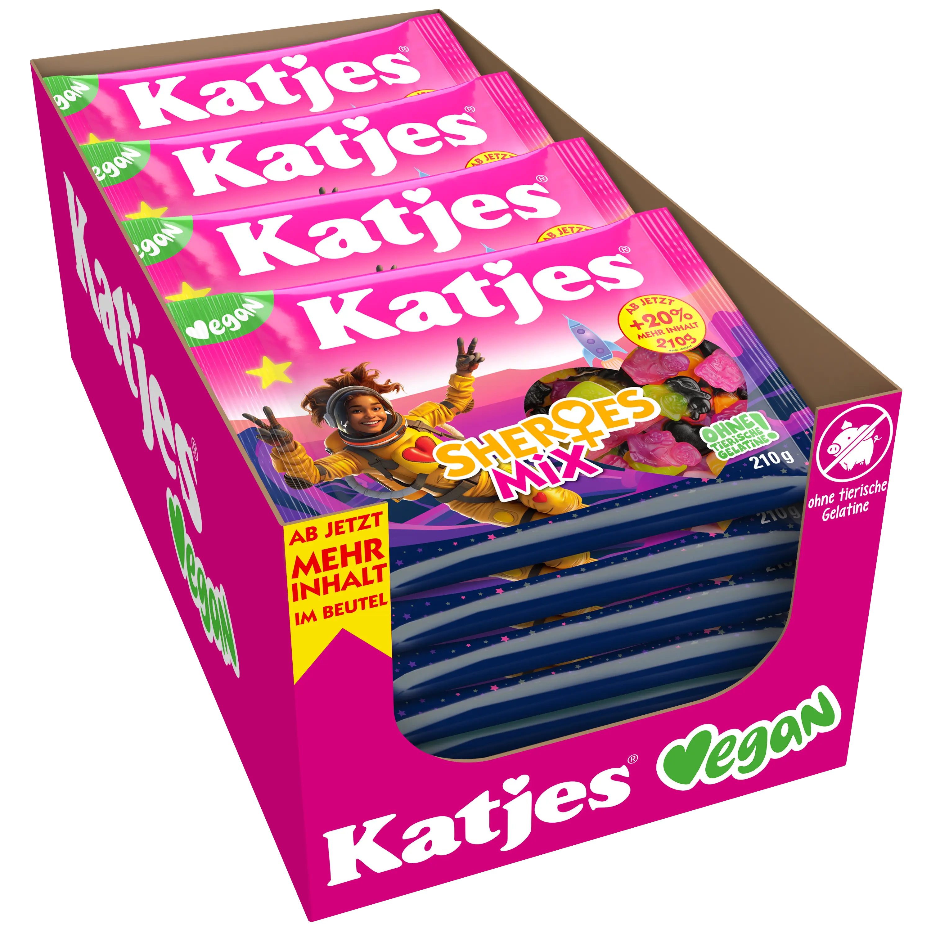 Sheroes Mix 210g 16er Karton