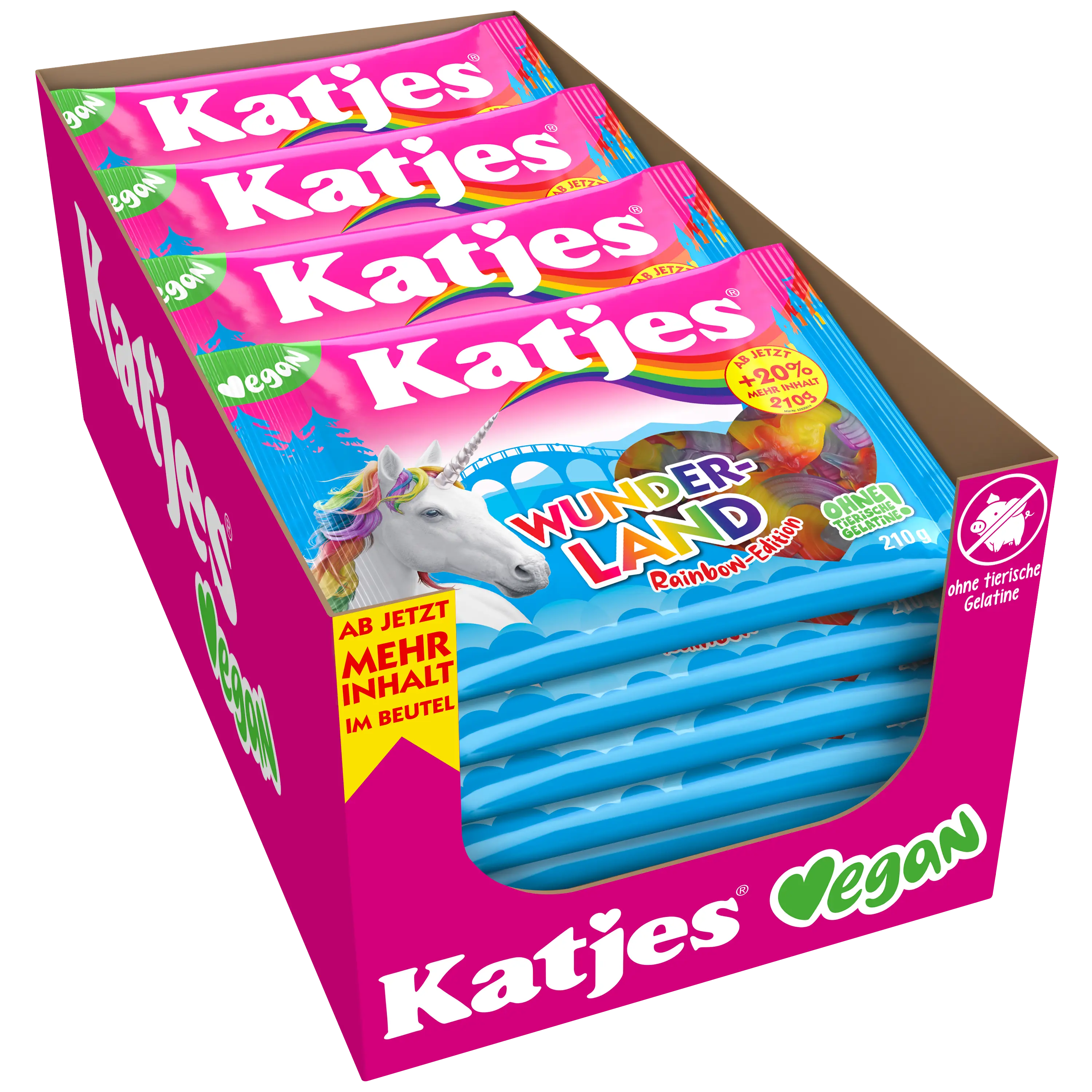 Wunderland Rainbow Edition 210g 20er Karton