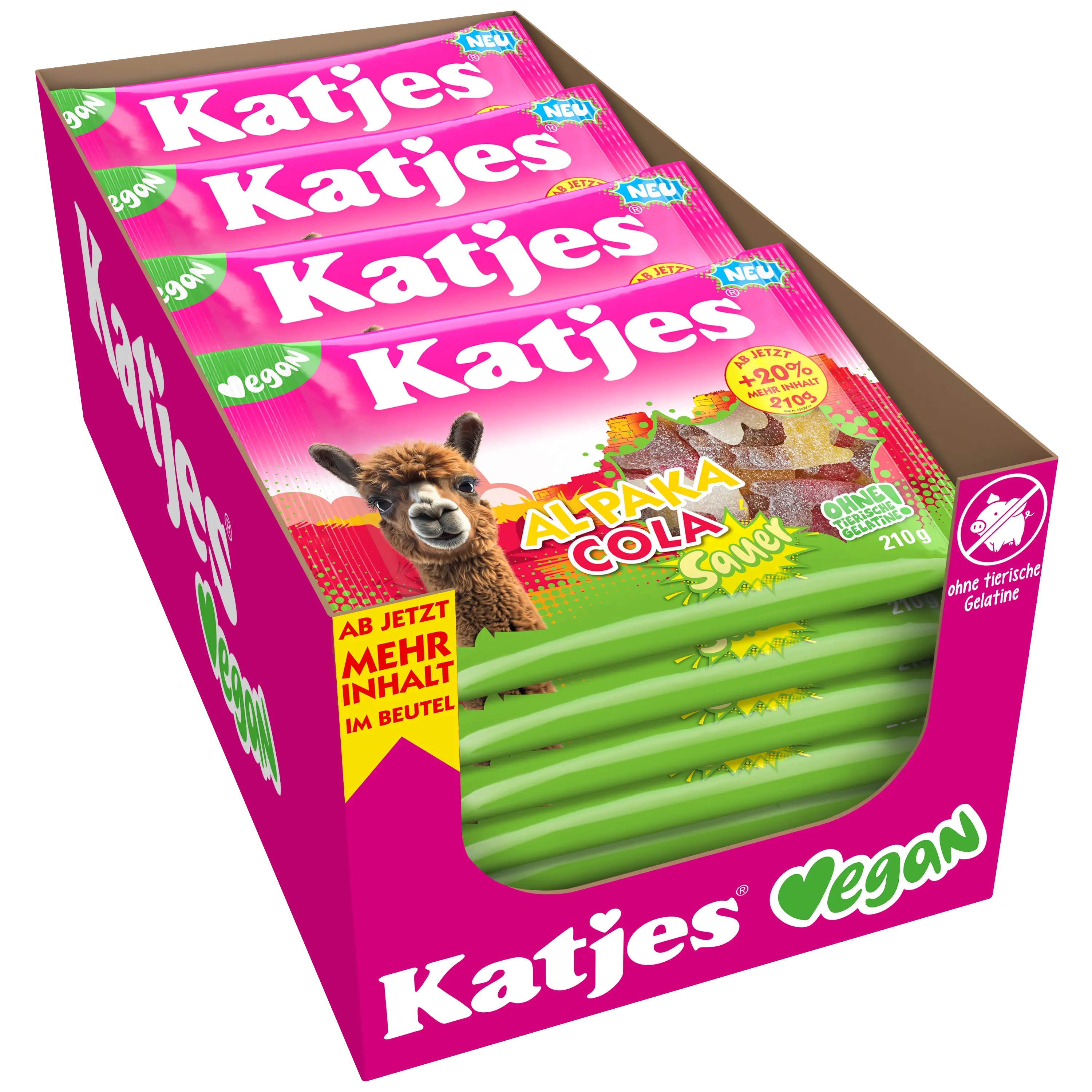 Al Paka Cola sauer 210g 16er Karton