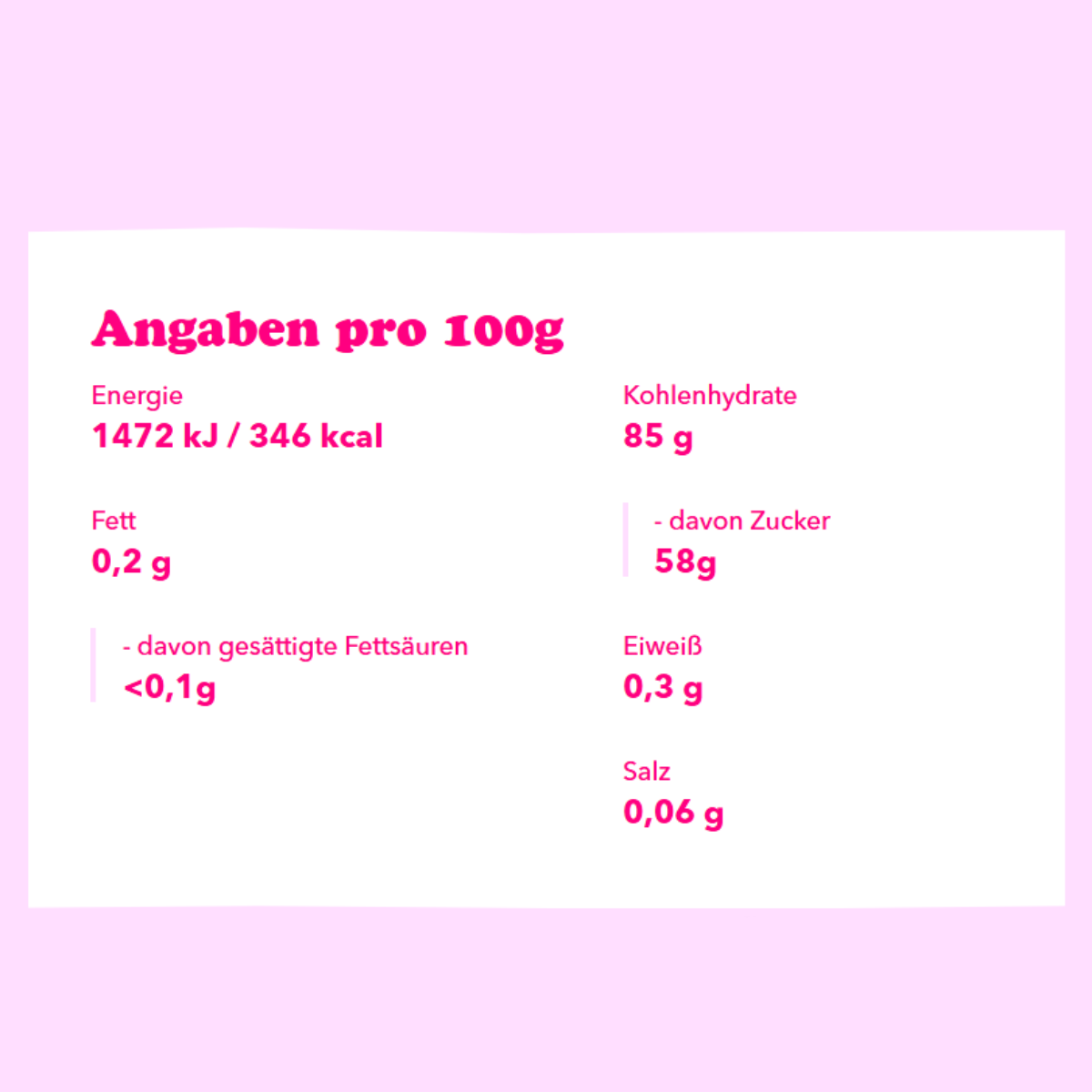 Sheroes Mix 210g 16er Karton